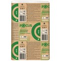 Полотенца бумажные 250 шт. FOCUS (Система H2) Eco, 1-слойные, белые, КОМПЛЕКТ 12 пачек, 24х21,5, Z-сложение, 5083814/5069958 112154