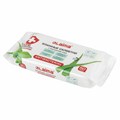 Салфетки влажные 50 шт., АНТИБАКТЕРИАЛЬНЫЕ, с экстрактом алоэ, LAIMA "Antibacterial", 125959 125959