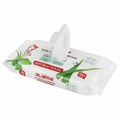 Салфетки влажные 50 шт., АНТИБАКТЕРИАЛЬНЫЕ, с экстрактом алоэ, LAIMA "Antibacterial", 125959 125959
