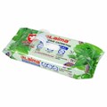 Салфетки влажные 50 шт., АНТИБАКТЕРИАЛЬНЫЕ, с экстрактом мяты, LAIMA "Antibacterial", 128078 128078