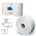 Бумага туалетная 525 метров БОЛЬШОЙ РУЛОН, TORK (Система T1) UNIVERSAL, 1-слойная, КОМПЛЕКТ 6 рулонов, 120195 124548
