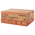 Бумага туалетная листовая 250 шт., LAIMA (Система T3) PREMIUM, 2-слойная, белая, 21х11 см, КОМПЛЕКТ 30 пачек, 112515 112515