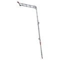 Лестница-трансформер алюминиевая 4х4 ступени, высота 4,5 м (4 секции по 1,2 м) до 150 кг, вес 16,5 кг, НОВАЯ ВЫСОТА, 3320404 601909