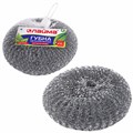 Губка (мочалка) металлическая, сетчатая, 100 г, БОЛЬШАЯ (XXL), для посуды, гриля, плиты, LAIMA, 603106 603106