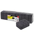 Губки для посуды BIG BLACK 95х70х35 мм КОМПЛЕКТ 10 шт., КРУПНОПОРИСТЫЙ поролон/абразив LAIMA, 608650 608650