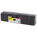 Губки для посуды BIG BLACK 95х70х35 мм КОМПЛЕКТ 10 шт., КРУПНОПОРИСТЫЙ поролон/абразив LAIMA, 608650 608650
