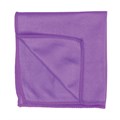 Салфетка из МИКРОФИБРЫ для стекла и оптики 30х30 см, фиолетовая, 250 г/м2, ОФИСМАГ, 601260 601260