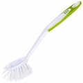 Щетка для мытья посуды ЛЮБАША, 25 см, пластик, ручка с ПВХ-покрытием, 603631 603631