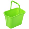 Ведро 9,5 л для уборки КОМПЛЕКТ с ОТЖИМОМ (сетчатый) пластик, для веревочных и ленточных МОПов, IDEA, М 2421 602545