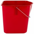Ведро УНИВЕРСАЛЬНОЕ 25 л, КРАСНОЕ, подходит для уборочных тележек, уборки, хранения, пластик, 609755, 25EC/5 609755