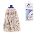 Насадка МОП для швабры LAIMA, веревочная, длина ворса 26 см,165 г, хлопок, швабра 601470, для дома и офиса, 601489 601489