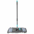 Швабра с насадкой 42 см, телескопический черенок 75-120 см, микрофибра, карманы, LAIMA HOME, 606798 606798
