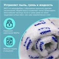 Швабра с флаундером 40 см, телескопический черенок 130 см, резьба 1,6 см, микрофибра/абразив (ТИП К), LAIMA, 601462 601462