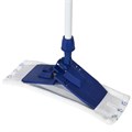 Швабра с флаундером 40 см, телескопический черенок 140 см, еврорезьба, МОП микрофибра (ТИП К), YORK "Smart", 81140 604574