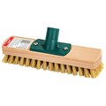 Щетка для уборки шробер (скраббер) ширина 23 см, щетина 2,5 см, деревянная, крепление еврорезьба, YORK, 300 604600