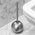 Ерш для унитаза LAIMA, с подставкой в форме шара, нержавеющая сталь, матовый, 601617 601617