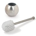 Ерш для унитаза LAIMA, с подставкой в форме шара, нержавеющая сталь, матовый, 601617 601617