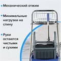 Тележка уборочная BRABIX, 2-съемных ведра по 15 л, отжим, корзина, держатель для мусорного мешка с поддерживающей платформой, 601500 601500