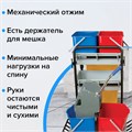 Тележка уборочная BRABIX, ведра 2х20 л, 2х11 л, механический отжим, держатель для мешка, мешок, 2 поддона, 601501 601501