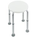Стул-сиденье круглый ТИТАН для купания в душе / ванной, регулировка высоты ножек под любой рост, BRABIX, 532619 532619