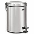 Ведро мусорное с педалью 20 литров "Classic", ЗЕРКАЛЬНОЕ, нержавеющая сталь, со съемным внутренним ведром, LAIMA, 232262 232262
