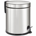 Ведро мусорное с педалью 5 литров "Classic Plus", ЗЕРКАЛЬНОЕ, нержавеющая сталь, со съемным внутренним ведром, LAIMA, ТУРЦИЯ, 608112 608112