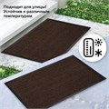 Коврик входной ИЗНОСОСТОЙКИЙ влаговпитывающий 60х90 см, толщина 8 мм, ТАФТИНГ, коричневый, LAIMA EXPERT, 606884 606884
