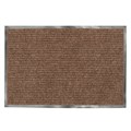 Коврик входной ворсовый влаго-грязезащитный 90х120 см, толщина 7 мм, ребристый, коричневый, LAIMA, 602873 602873