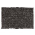 Коврик входной ворсовый влаго-грязезащитный 90х120 см, толщина 7 мм, ребристый, черный, LAIMA, 602874 602874