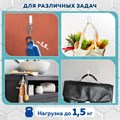 Крючки самоклеящиеся универсальные 6,6х2,1 см, КОМПЛЕКТ 6 шт., белые, LAIMA Home, 608793 608793