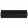 Мешки для мусора 120 л черные в рулоне 10 шт., ПВД 20 мкм, 67х100 см, ЛЮБАША эконом, 605333 605333