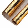 Самоклеящаяся пленка, алюминиевая фольга защитная для кухни/дома, 0,6х3 м, золото, узор, DASWERK, 607847 607847
