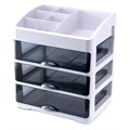 Органайзер для хранения косметики, канцтоваров, мелочей ТРЕХУРОВНЕВЫЙ 31,5x27,7x21 см, DASWERK, 608474 608474