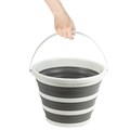 Ведро складное силиконовое 10 литров круглое d=32 см для дома, дачи и авто, LAIMA Home, 608668 608668