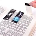 Закладки для книг с магнитом DEEP SPACE, набор 6 шт., блестки, 25x196 мм, ЮНЛАНДИЯ, 113445 113445