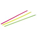 Закладки-ляссе "НЕОН" для книг А4 (длина 38 см) ПИФАГОР, клейкий край, 3 ленты, 111646 111646