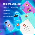 Наклейки зефирные "Корги", многоразовые, 10х15 см, ЮНЛАНДИЯ, 661791 661791