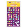 Наклейки зефирные "Цифры", многоразовые, 10х15 см, ЮНЛАНДИЯ, 661796 661796