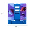 Подставка для книг и учебников BRAUBERG KIDS "Outer Space" регулируемый угол наклона, металл, 238055 238055