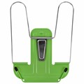 Подставка для книг и учебников BRAUBERG LINE+, металлическая, зеленая, европодвес, 238072 238072