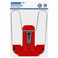 Подставка для книг и учебников BRAUBERG LINE+, металлическая, красная, европодвес, 238070 238070