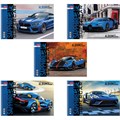 Альбом для рисования А4 32 л., спираль, обложка картон, HATBER, 205х290 мм, "BLUEsupercar" (5 видов), 067365, 32А4Всп 113077