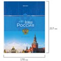 Дневник 1-4 класс 48 л., твердый, BRAUBERG, глянцевая ламинация, с подсказом, "Российский", 106832 106832
