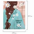 Дневник 5-11 класс 48 л., твердый, BRAUBERG, глянцевая ламинация, с подсказом, "Summer girl", 106882 106882