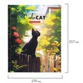 Дневник 1-11 класс 40 л., твердый, BRAUBERG, матовая ламинация, "Cute Cat", 107180 107180