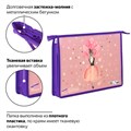 Папка для тетрадей ЮНЛАНДИЯ А4, 1 отделение, пластик, молния сверху, "Ballet", 229108 229108