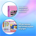 Папка на молнии BRAUBERG А4 с ручкой, с органайзером, 1 отделение, "Anime movie", 272216 272216