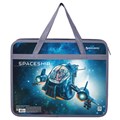 Папка на молнии с ручками BRAUBERG А4, 1 отделение, пластик, 80 мм, "Space trip", 270871 270871
