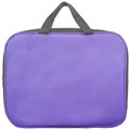 Папка на молнии с ручками STAFF EVERYDAY, А4, ширина 80 мм, полиэстер, сиреневая, 270741 270741