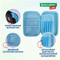 Пенал BRAUBERG KIDS большой удобный с откидной планкой, EVA, 22х15х4 см, "Space out", 271556 271556
